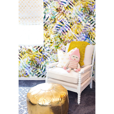 Papier peint panoramique Feuilles de palmier extravagantes