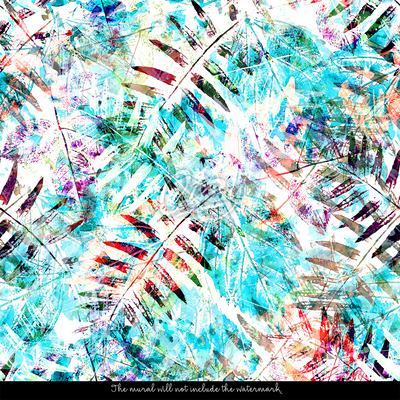 Tapisserie murale Jungle de conte de fées