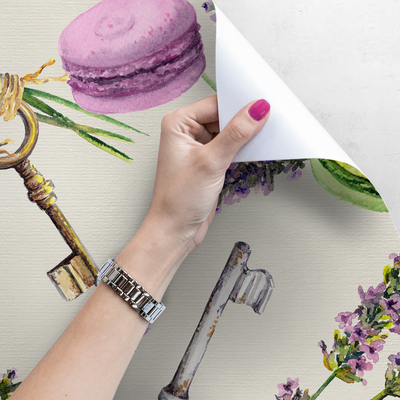 Papier peint Bonjour