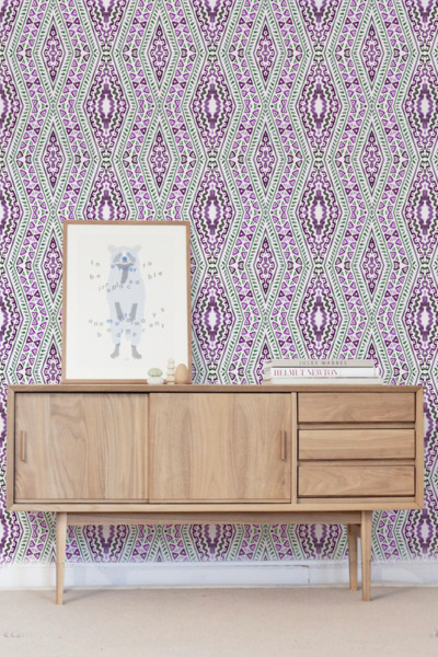 Tapisserie murale Violet marocain