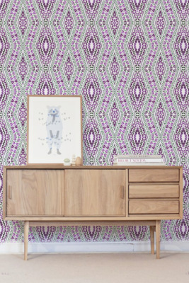 Tapisserie murale Violet marocain