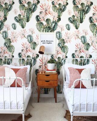 Tapisserie murale Jardin mexicain
