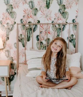 Tapisserie murale Jardin mexicain