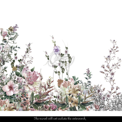 Papier peint Extravagance des fleurs sauvages