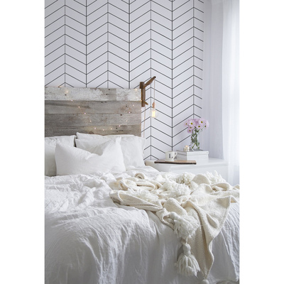 Tapisserie murale Chevrons simples