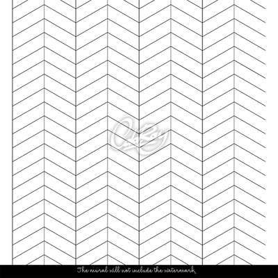Tapisserie murale Chevrons simples
