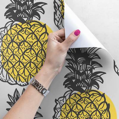 Papier peint adhésif Ananas élégants