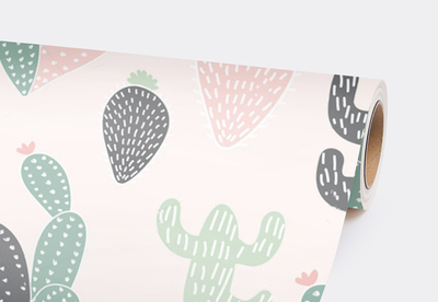 Papier peint Cactus avec une touche scandinave