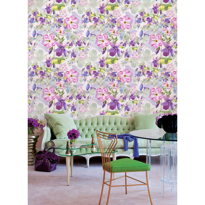 Tapisserie murale Jardin de fleurs subtiles