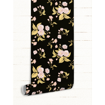 Tapisserie murale Roses de satin