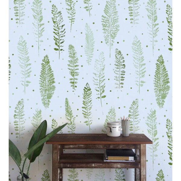 Papier peint Brindilles abstraites