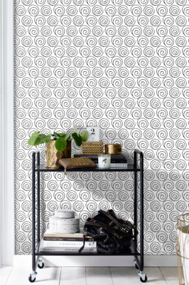 Papier peint adhésif Tourbillon sur le mur