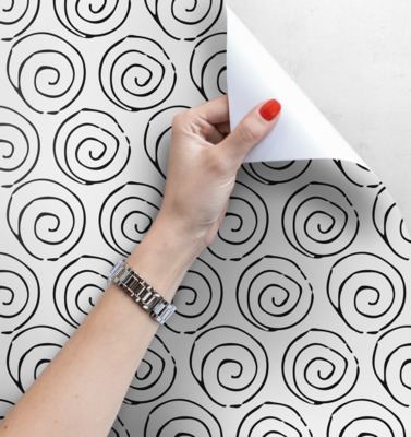 Papier peint adhésif Tourbillon sur le mur