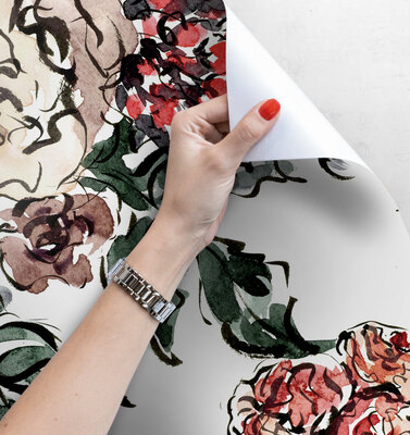 Tapisserie murale Bouquet de roses