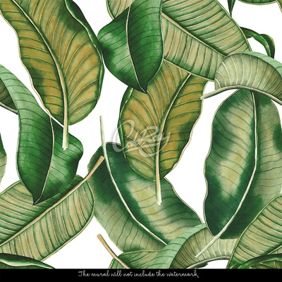 Tapisserie panoramique Jardin botanique apaisant