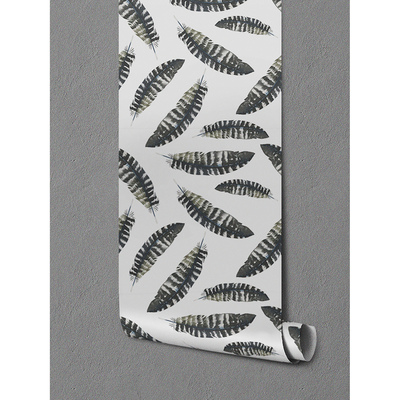 Tapisserie murale Plumes de style bohème