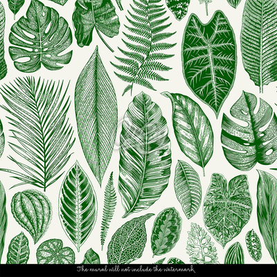 Papier peint Mon herbier privé