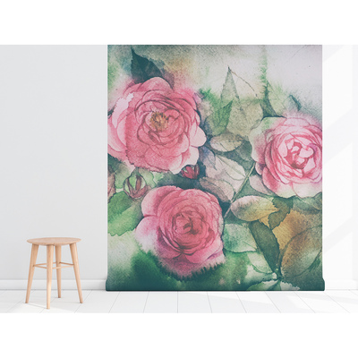 Tapisserie murale Roses artistiques