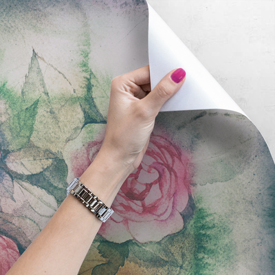 Tapisserie murale Roses artistiques