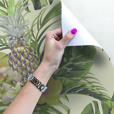 Tapisserie murale Et pour nous...l'ananas !