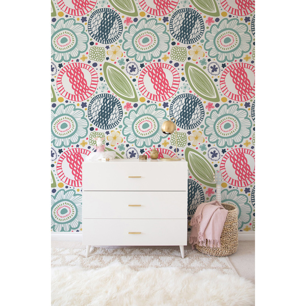 Tapisserie panoramique Attractions colorées