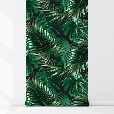 Papier peint Dans les profondeurs de la jungle paradisiaque