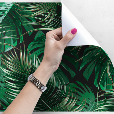 Papier peint Dans les profondeurs de la jungle paradisiaque