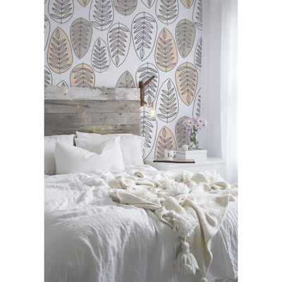 Papier peint adhésif Feuilles subtiles