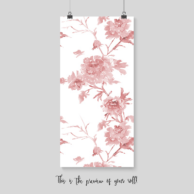 Papier peint Délicatesse pastel des fleurs