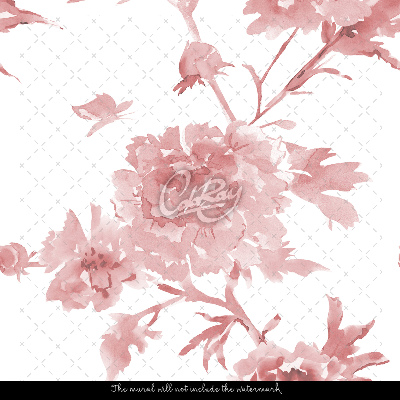 Papier peint Délicatesse pastel des fleurs