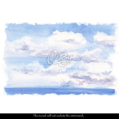 Tapisserie murale Ciel plein de nuages