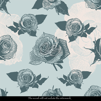 Papier peint panoramique Des roses que personne d'autre n'a