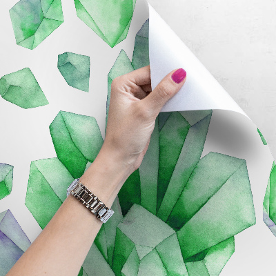 Papier peint panoramique La beauté des cristaux magiques