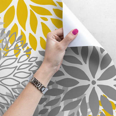 Papier peint Chrysanthèmes ensoleillés