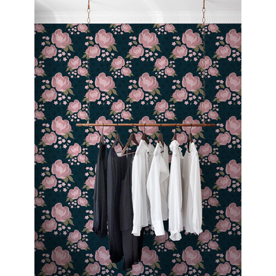 Papier peint adhésif Moody Pink