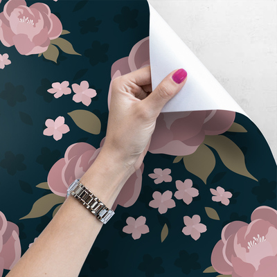 Papier peint adhésif Moody Pink