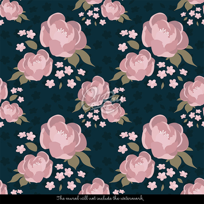 Papier peint adhésif Moody Pink