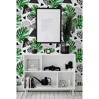 Tapisserie murale Jungle abstraite