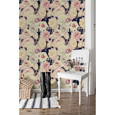 Tapisserie panoramique Dans le jardin romantique