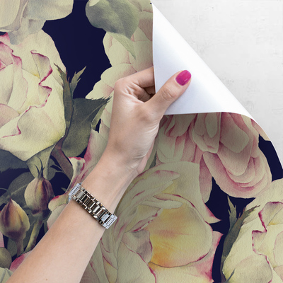 Tapisserie panoramique Dans le jardin romantique