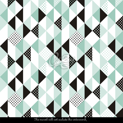 Papier peint panoramique Carré Triangle