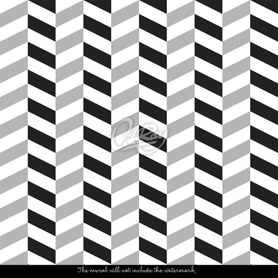 Tapisserie murale La mode à chevrons
