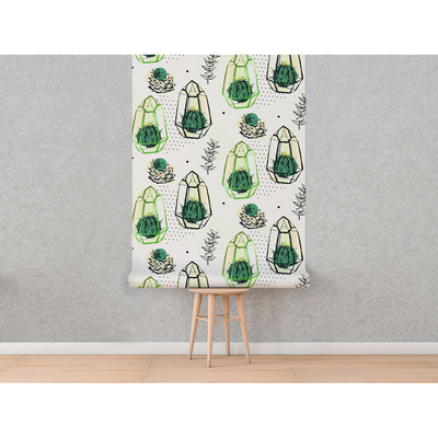 Tapisserie panoramique Lanternes de cactus