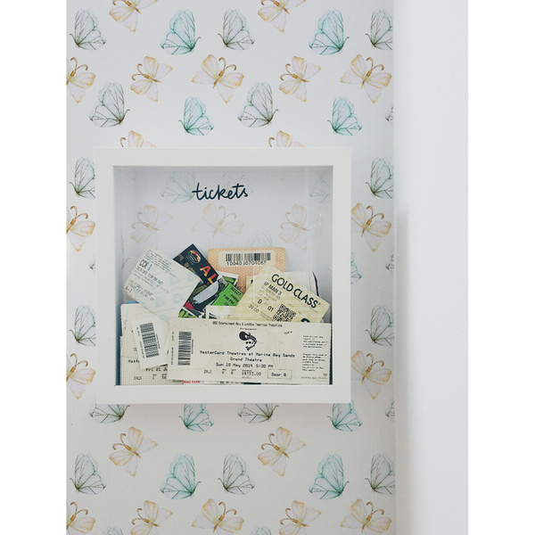 Papier peint adhésif Papillons colorés volants