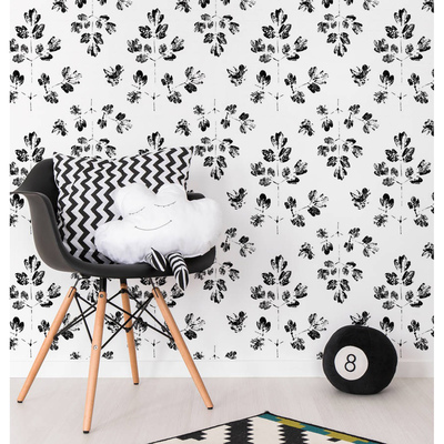 Papier peint panoramique Feuilles réfléchies