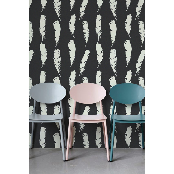 Papier peint adhésif Plumes blanches claires