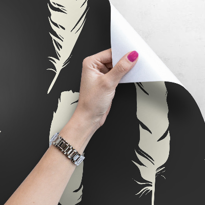Papier peint adhésif Plumes blanches claires