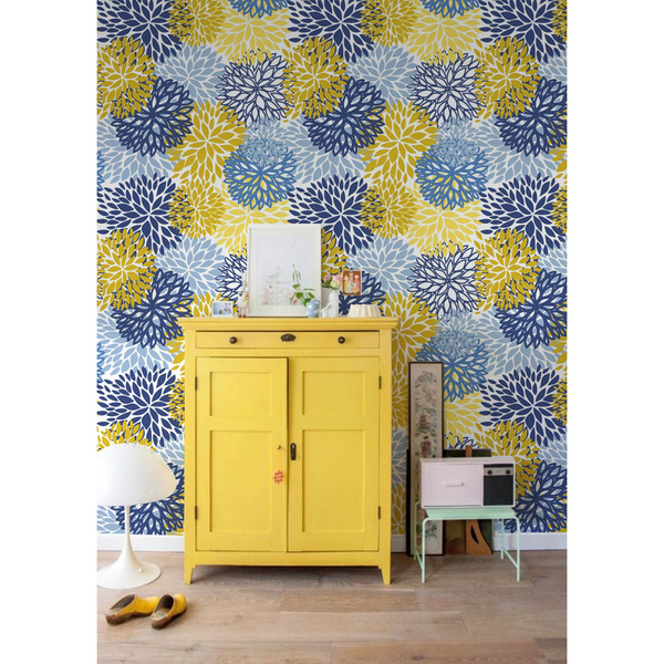 Papier peint Chrysanthèmes attrayants