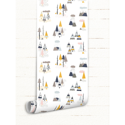 Papier peint adhésif Arbres peints