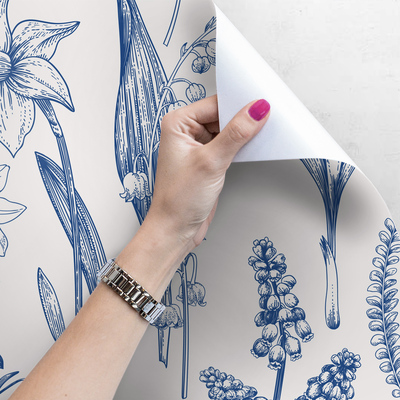Tapisserie murale Fleurs peintes par le soleil